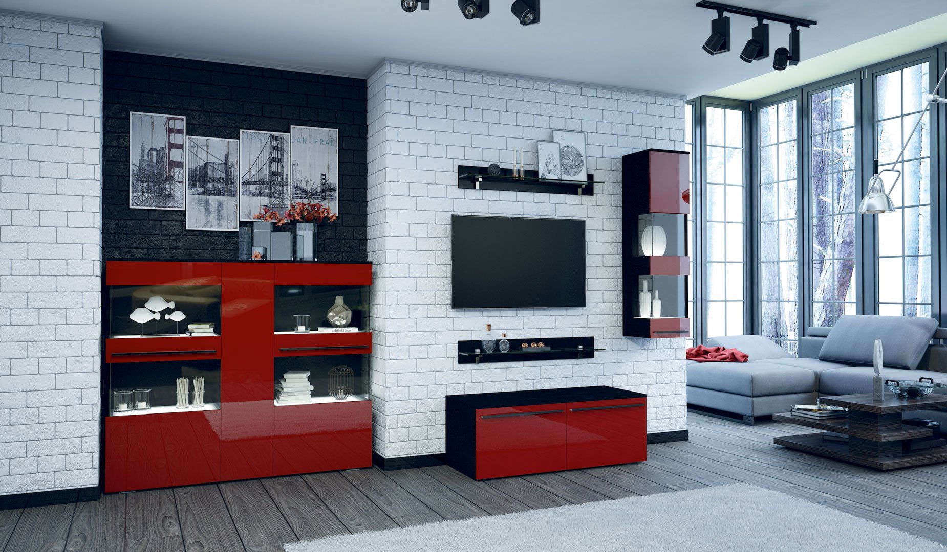 Мебель для Гостиная Динамика42 - Rioka MEBEL